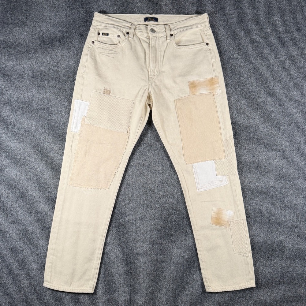 Polo Ralph Lauren Avery Boyfriend Womens Patchwork Jeans Size 28 (30x27)